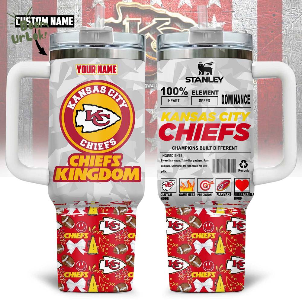Premium Kansas City Chief Stanley Tumbler 40oz Premium Kansas City Chief Stanley Tumbler 40oz