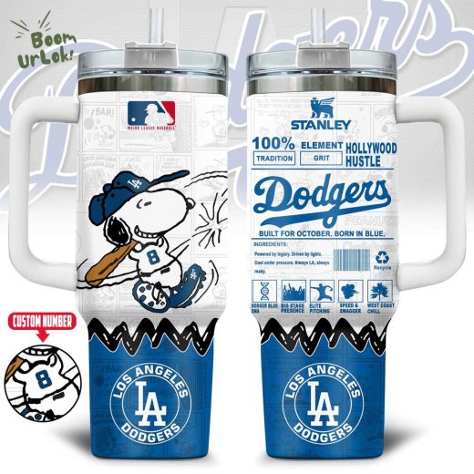 Premium Los Angeles Dodgers x Snoopy Stanley Tumbler 40oz
