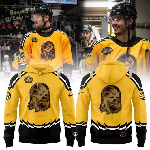 Providence Bruins Koho Pooh Bear Logo NHL Hockey Vintage Air Knit Hoodie