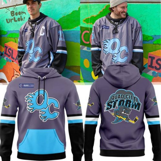 Quad City Storm Hockey Town QC Hoodie 2025 Limited Edition