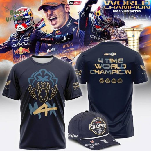 Red Bull Racing 2024 World Champion Winner Max Verstappen Shirt
