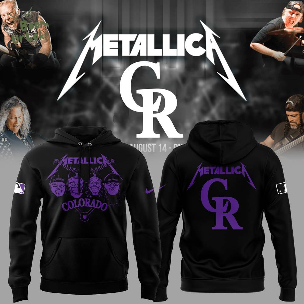 Rockies Baseball Metallica Night Hoodie Rockies Baseball Metallica Night Hoodie