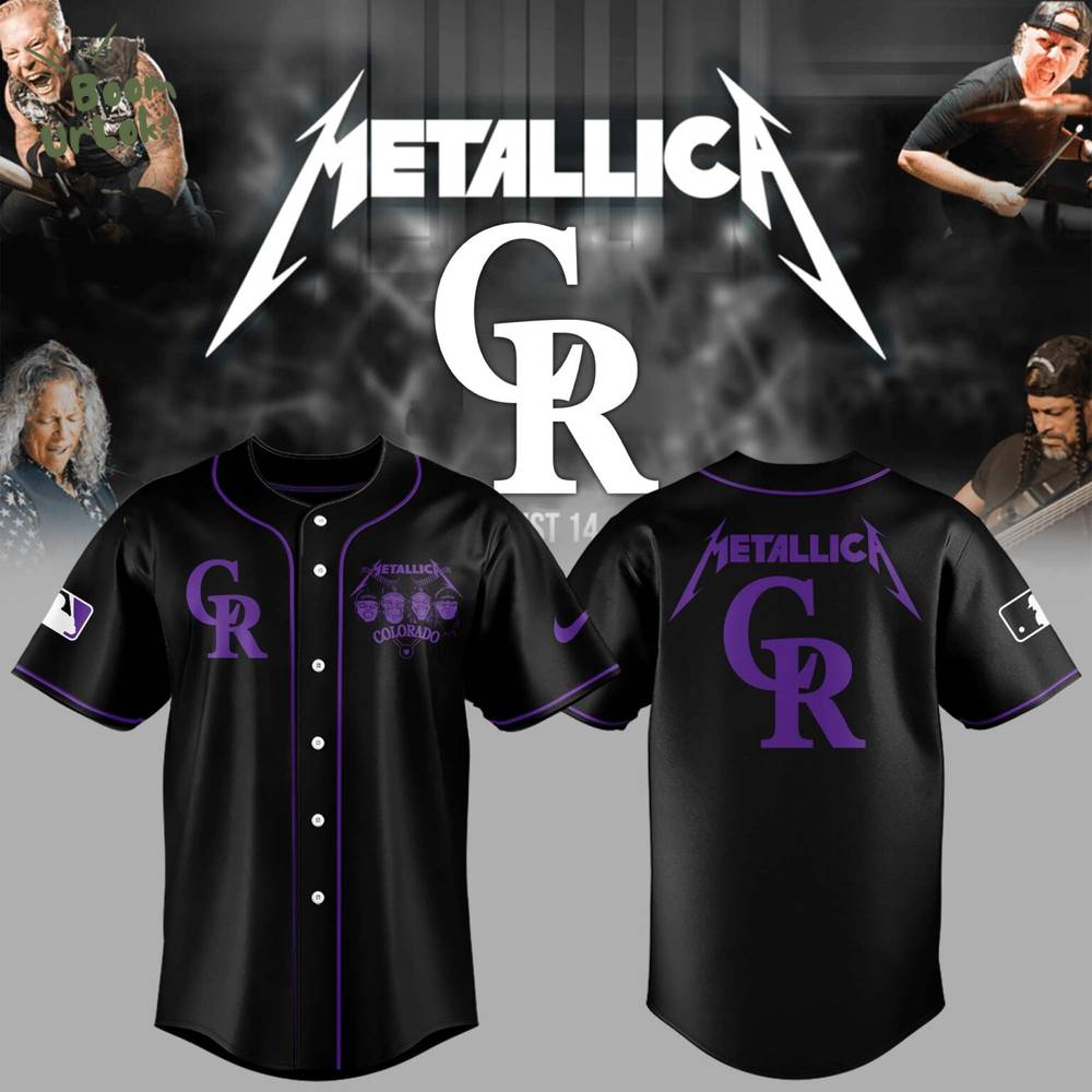 Rockies Baseball Metallica Night Jersey Rockies Baseball Metallica Night Jersey