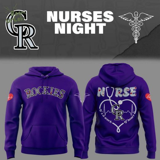Rockies Baseball NURSES NIGHT tim Hoodie