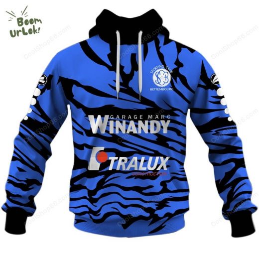 SC Bettembourg Home Jersey Style Hoodie