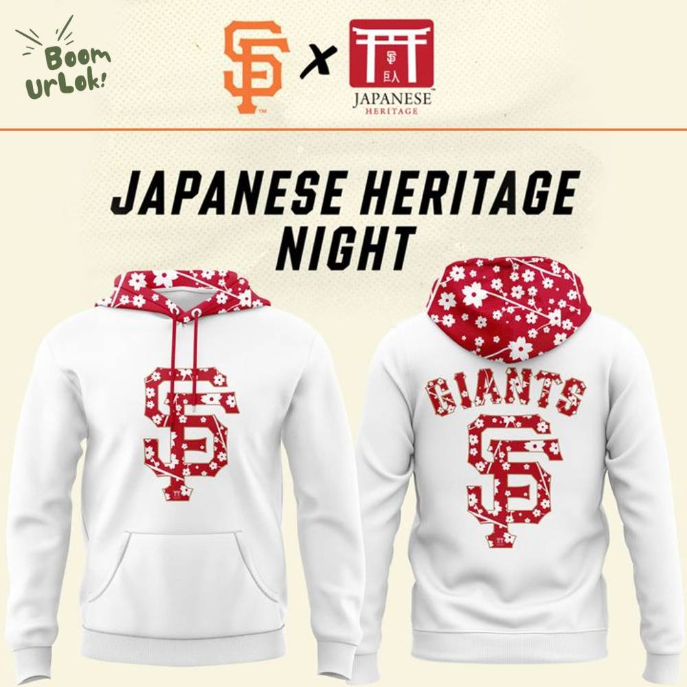 SF Giants Japanese Heritage Hoodie - Limited Edition SF Giants Japanese Heritage Hoodie - Limited Edition