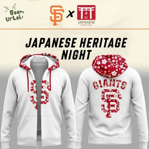 SF Giants Japanese Heritage Zip Hoodie – Limited Edition