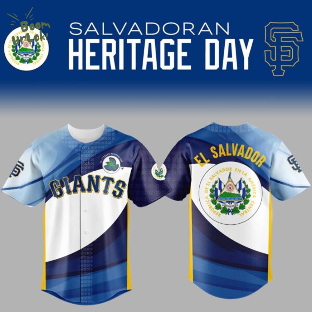 SF Giants x Salvadoran Heritage Day 2025 Jersey SF Giants x Salvadoran Heritage Day 2025 Jersey