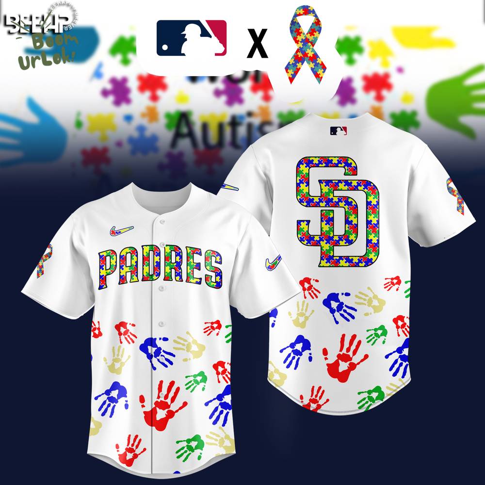 San Diego Padres MLB Autism Awareness Special Edition 2025 baseball Jersey San Diego Padres MLB Autism Awareness Special Edition 2025 baseball Jersey