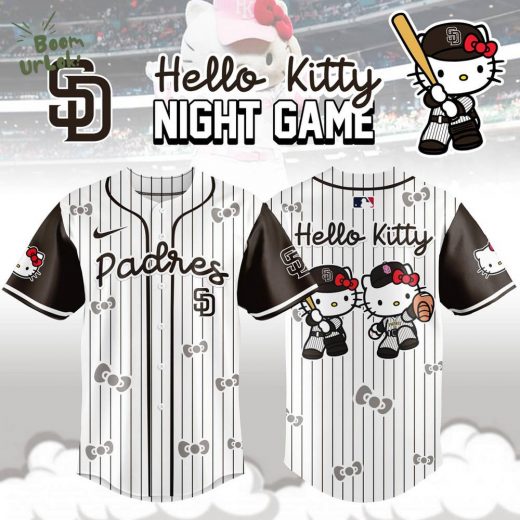 San Diego Padres MLB x Hello Kitty Night Game Limited Edition Baseball Jersey