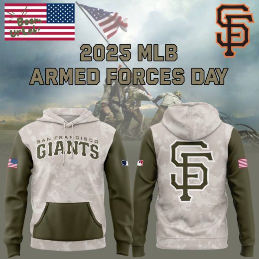 San Francisco Giants 2025 MLB ARMED FORCES DAY Hoodie