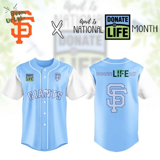 San Francisco Giants MLB x Donate Life Month Baseball Jersey Editions Limited