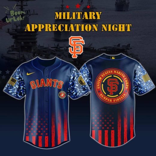 San Francisco Giants MLB x Military Appreciation Night Baseball Jersey Editions Limited 2025