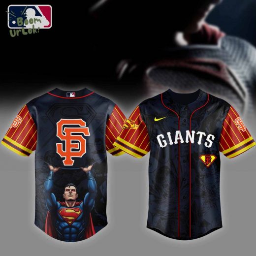 San Francisco Giants MLB x Superman Baseball Jersey Editions Limited 2025