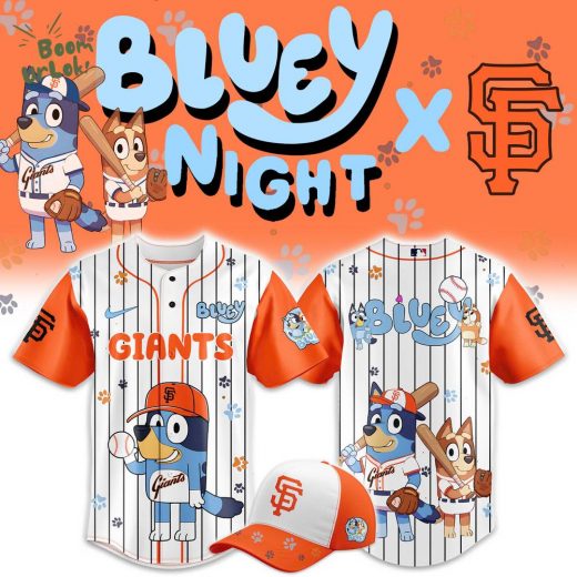 San Francisco Giants x Bluey Night 2025 Baseball Jersey