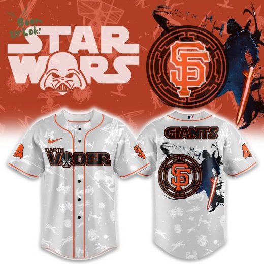 San Francisco Giants x Star Wars Night 2025 Baseball Jersey New Version