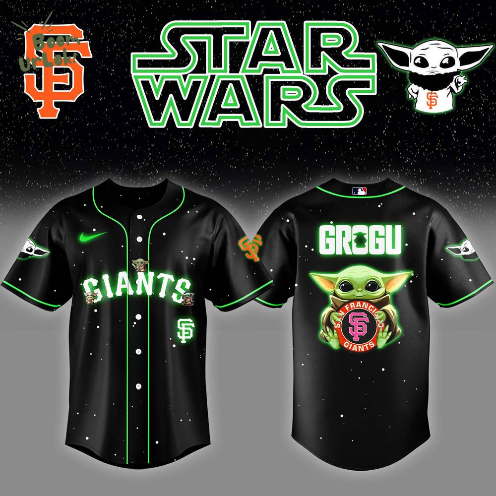 San Francisco Giants x Stars Wars Grogu Night Baseball Jersey Editions Limited San Francisco Giants x Stars Wars Grogu Night Baseball Jersey Editions Limited