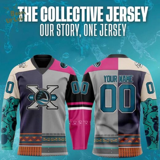 San Jose Barracuda Hockey Jersey 2025 Limited Edition