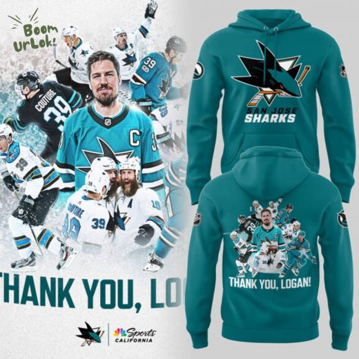 San Jose Sharks “Thank You, Logan Couture” Blue Limited Edition Hoodie