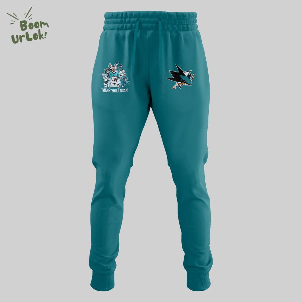San Jose Sharks “Thank You, Logan Couture” Blue Limited Edition Hoodie San Jose Sharks “Thank You, Logan Couture” Blue Limited Edition Hoodie
