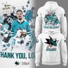 San Jose Sharks “Thank You, Logan Couture” Blue Limited Edition Hoodie
