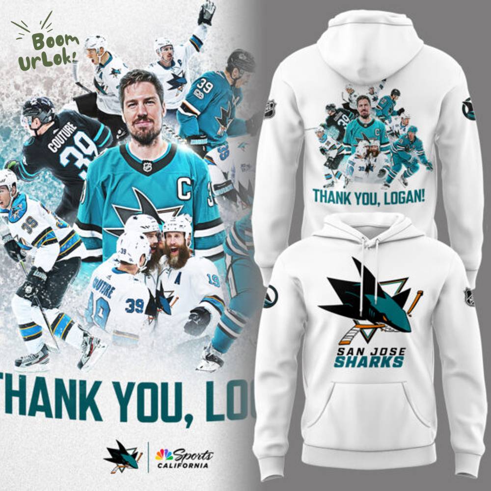 San Jose Sharks “Thank You, Logan Couture” Limited Edition Hoodie San Jose Sharks “Thank You, Logan Couture” Limited Edition Hoodie