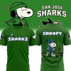 San Jose Sharks x Snoopy Pink Tshirt 2025 Limited Edition