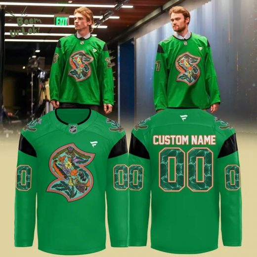 Seattle Kraken Green Night Hockey Jerseys 2025