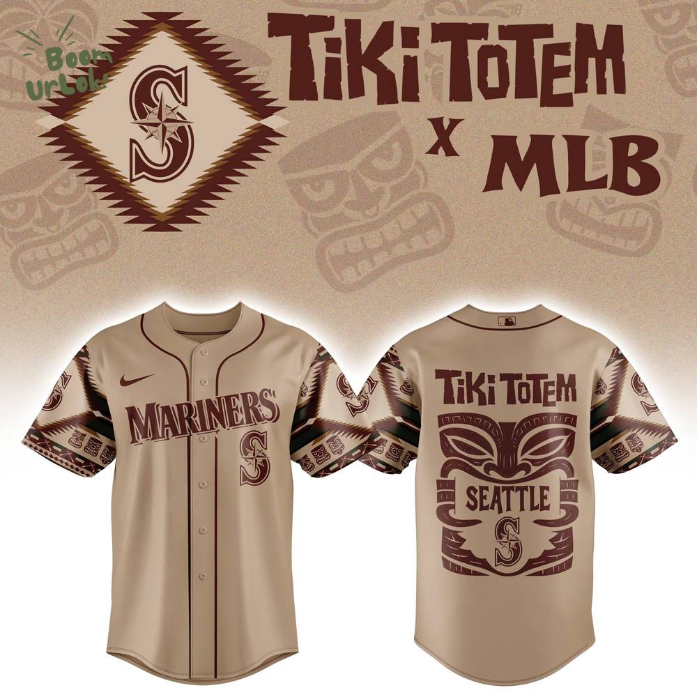 Seattle Mariners x Native American Tiki Totem 2025 Baseball Jersey Seattle Mariners x Native American Tiki Totem 2025 Baseball Jersey