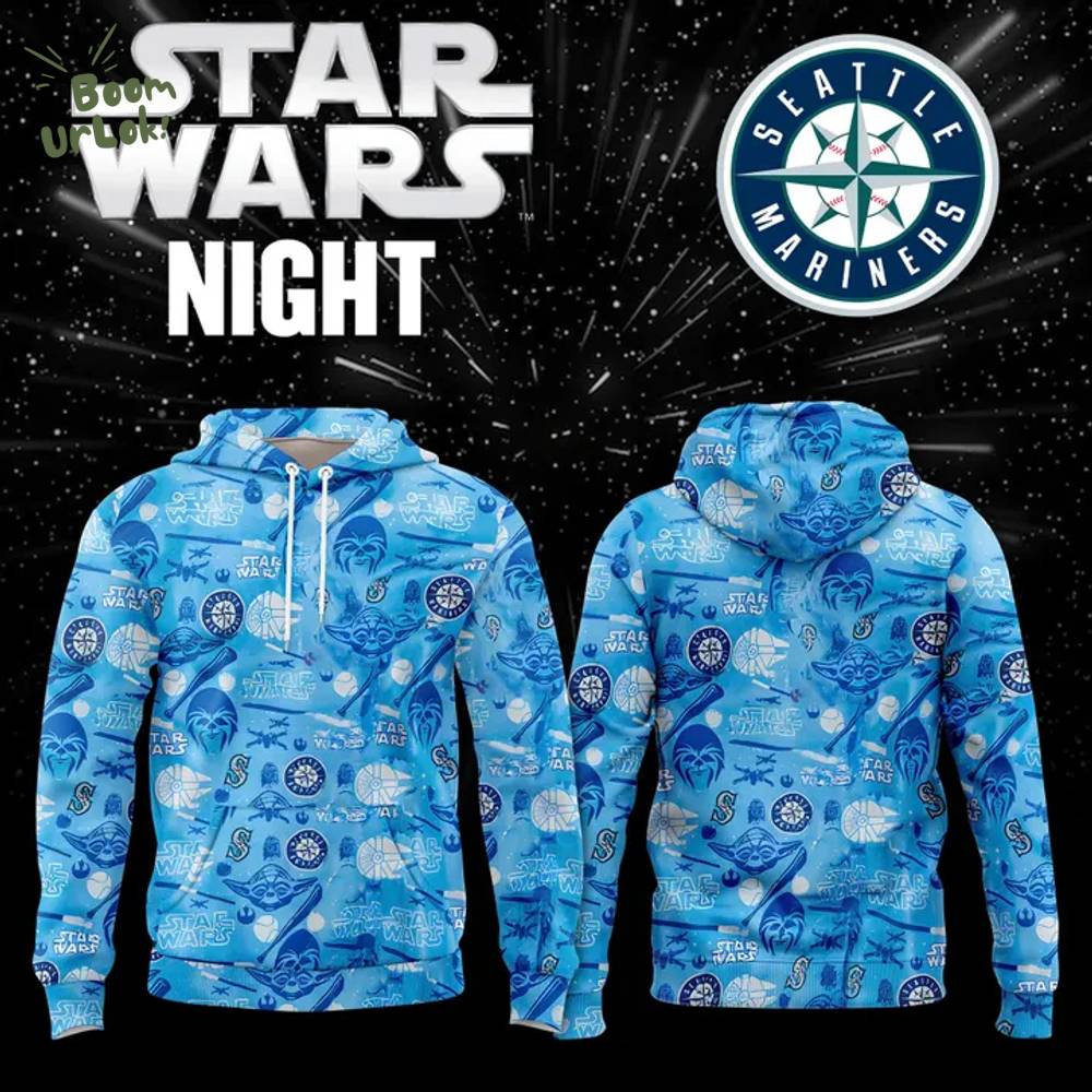 Seattle Mariners x Star Wars Hoodie 2025 Seattle Mariners x Star Wars Hoodie 2025