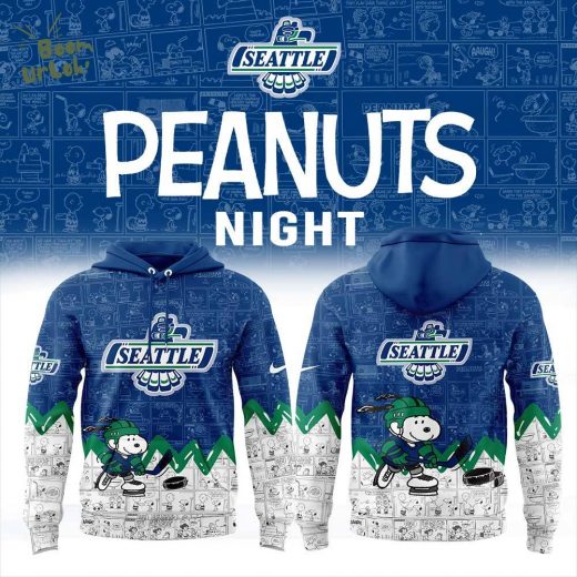 Seattle Thunderbirds 75th Anniversary of Peanuts Hoodie