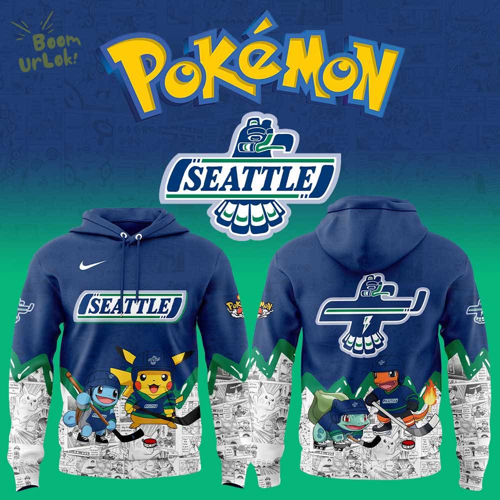 Seattle Thunderbirds x Pokémon New Hoodie Seattle Thunderbirds x Pokémon New Hoodie