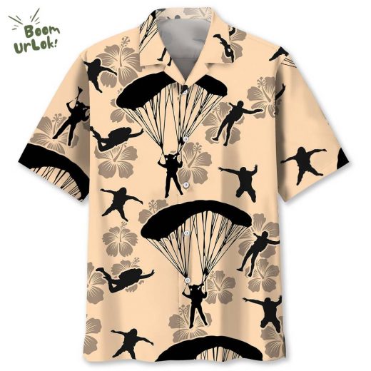 Skydiving Skydiver Hawaiian Shirt