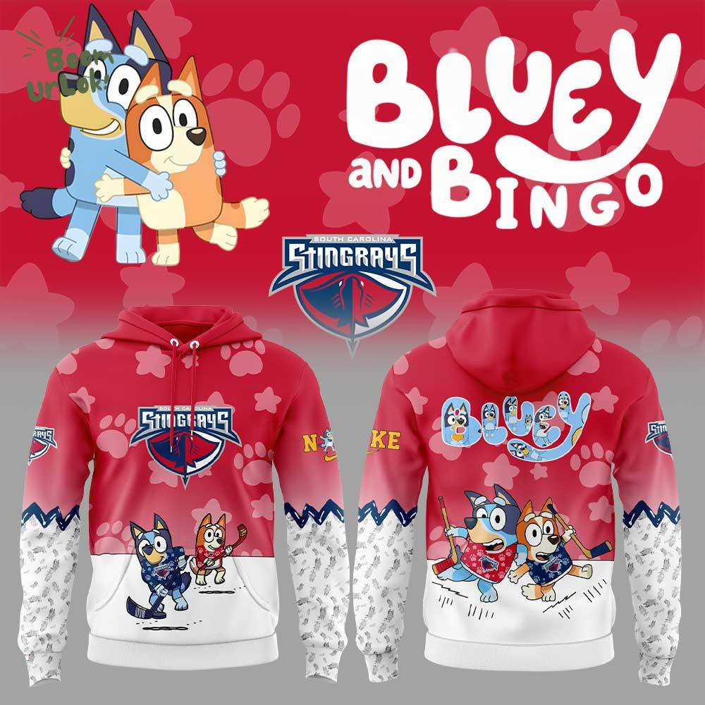 South Carolina Stingrays Bluey and Bingo Hoodie South Carolina Stingrays Bluey and Bingo Hoodie