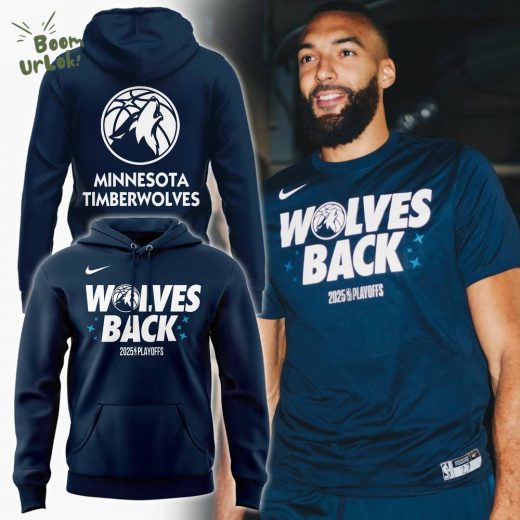 Special 2025 Wolve Back Playoffs Minnesota Timberwolves Hoodie
