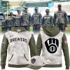 New Beige/Olive 2025 Armed Forces Day Philadelphia Phillies Hoodie