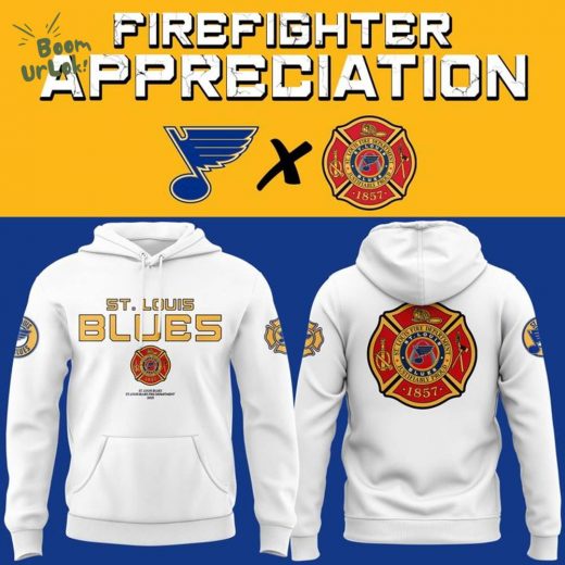 St. Louis Blues 2025 Fire Department Appreciation Hoodie