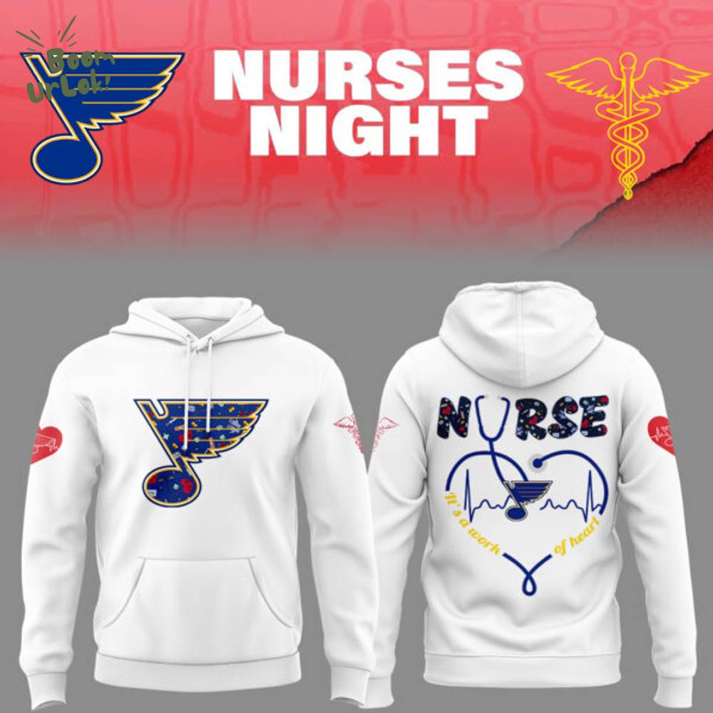 St. Louis Blues Nurses Night 2025 Hoodie St. Louis Blues Nurses Night 2025 Hoodie
