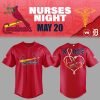 St. Louis Cardinals Grateful Dead Night Light Blue Alternate Jersey & Flat Cap Set