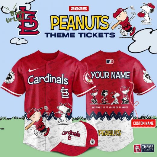 St. Louis Cardinals x 75th Anniversary Of Peanuts Limited Edition Jersey 2025