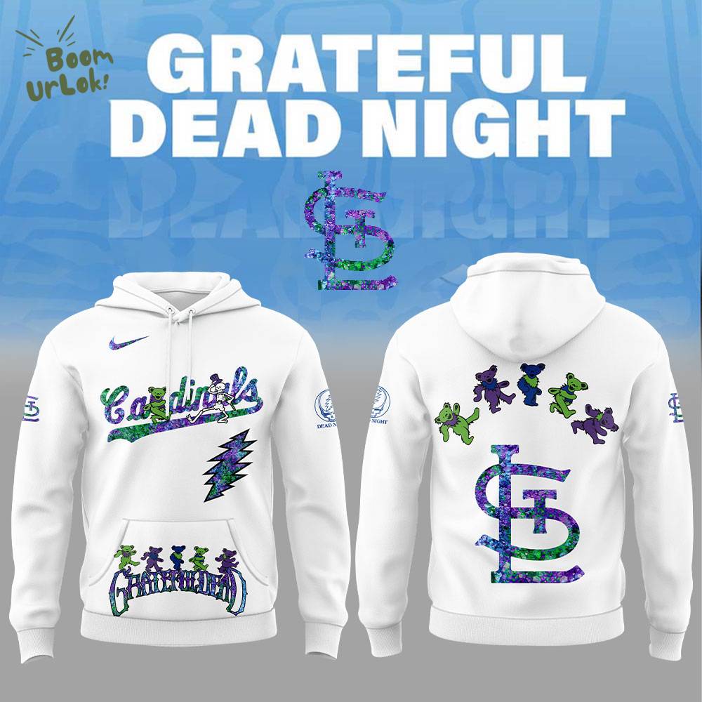 St.Louis Cardinals Grateful Dead Night Hoodie St.Louis Cardinals Grateful Dead Night Hoodie