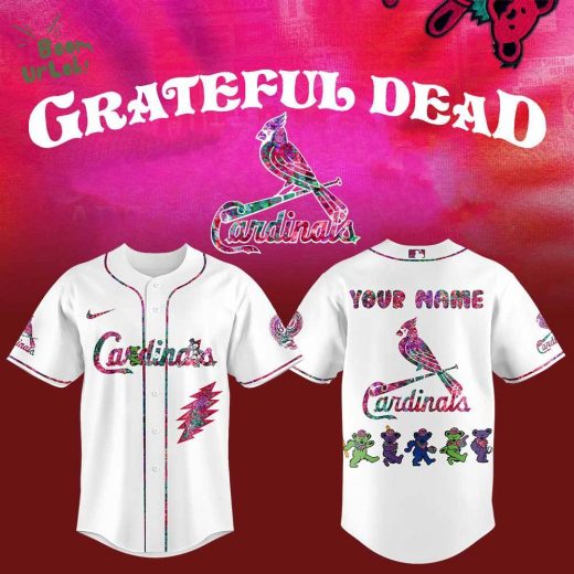 St.Louis Cardinals Grateful Dead Night Jersey Custom Name For Fans