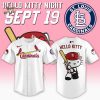 St.Louis Cardinals MLB x Hello Kitty Baseball Jersey – Pink
