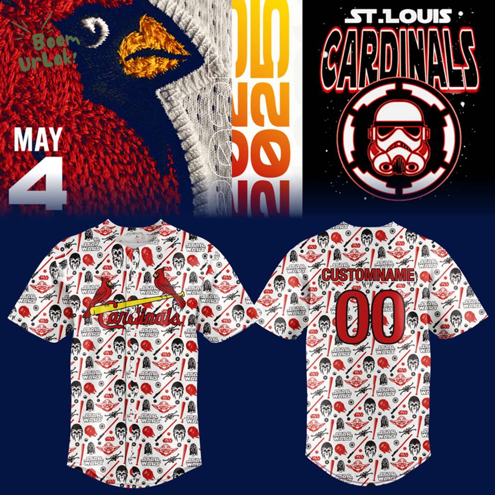 St.Louis Cardinals MLB x Star Wars Night 2025 Baseball Jersey St.Louis Cardinals MLB x Star Wars Night 2025 Baseball Jersey