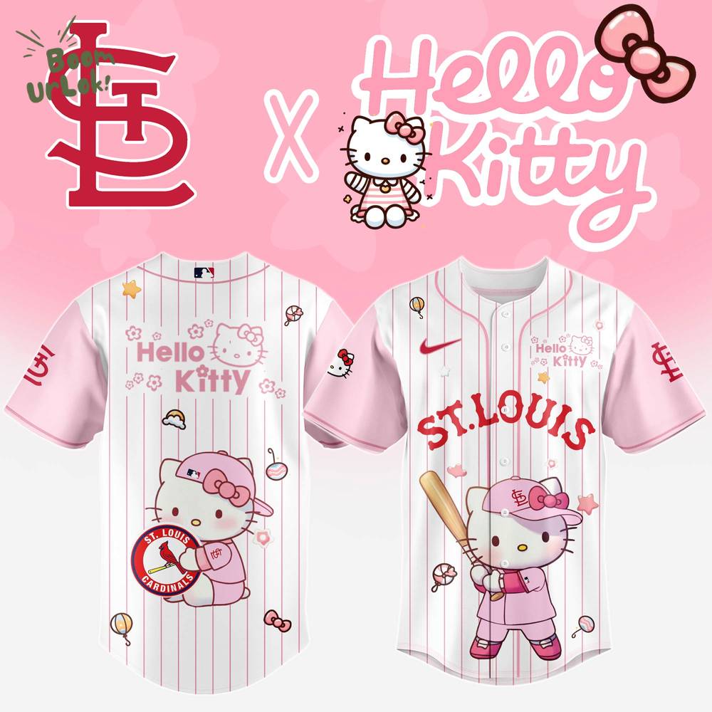 St.Louis Cardinals x Hello Kitty Night 2025 Baseball Jersey Editions Limited St.Louis Cardinals x Hello Kitty Night 2025 Baseball Jersey Editions Limited