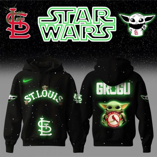 St.Louis Cardinals x Stars Wars Baby Yoda Game Night Hoodie Editions Limited