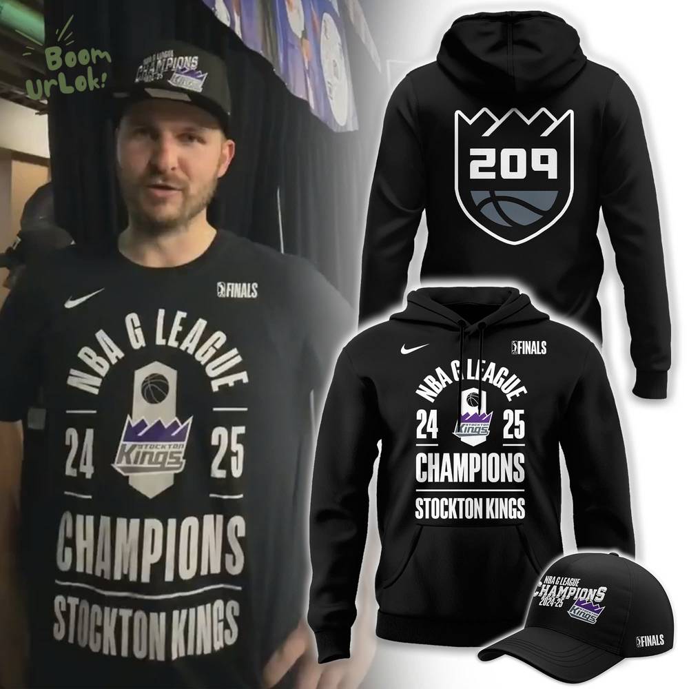 Stockton Kings Champion G League 2025 Combo Hoodie Stockton Kings Champion G League 2025 Combo Hoodie