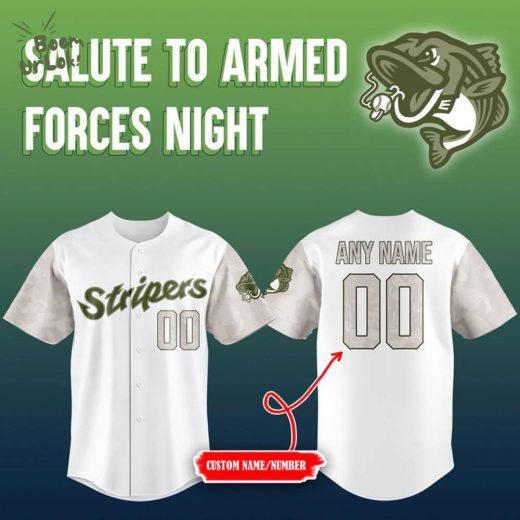 Stripers 2025 Salute to Armed Forces Night Jerseys