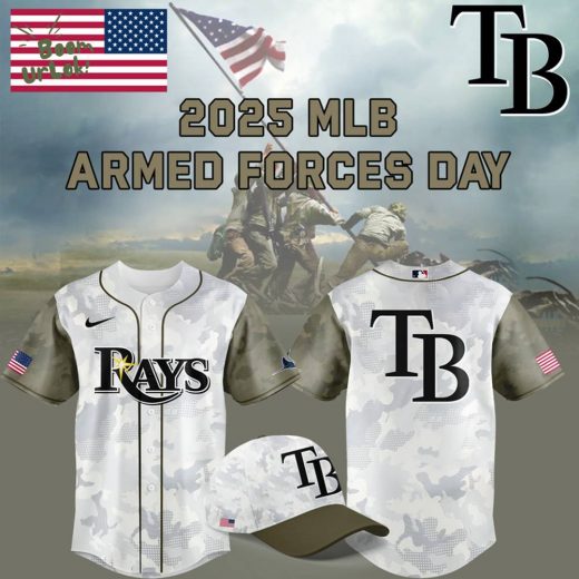 Tampa Bay Rays Armed Forces Day MLB Jersey 2025