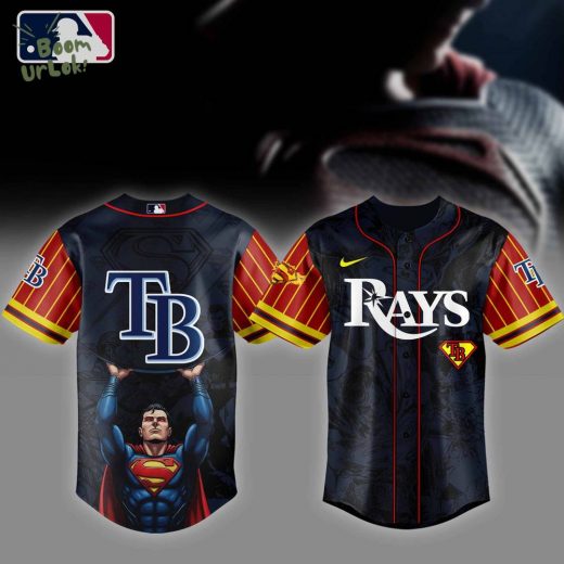 Tampa Bay Rays MLB x Superman Baseball Jersey Editions Limited 2025